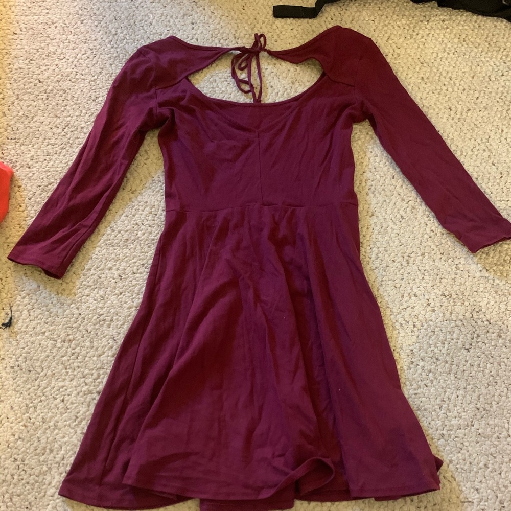 American Eagle Burgundy Dress